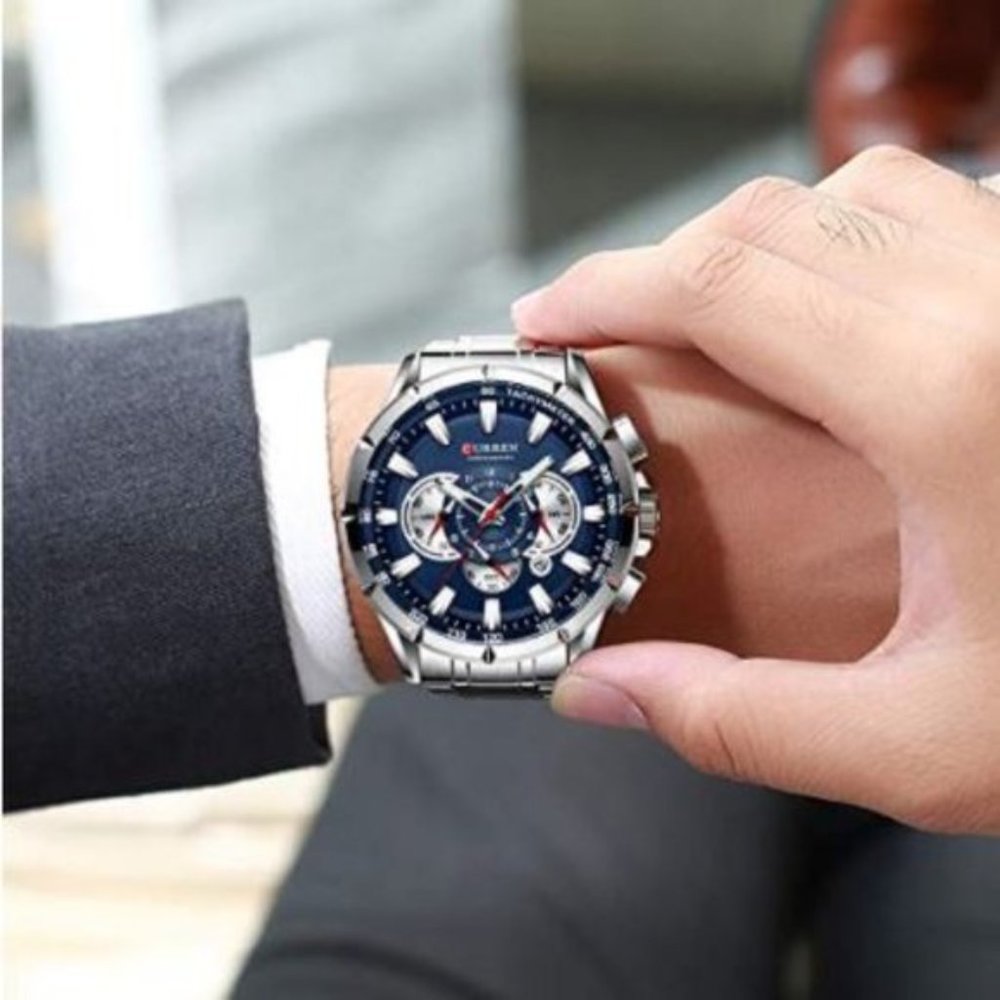 Men’s Quartz Stainless Steel Watch - Picture 8 of 8